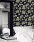 Vintage Floral Noir Wallpaper