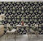 Vintage Floral Noir Wallpaper