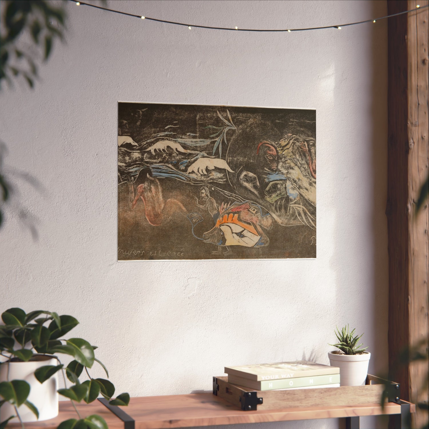 The Universe Is Being Created - Paul Gauguin Fine Art Poster