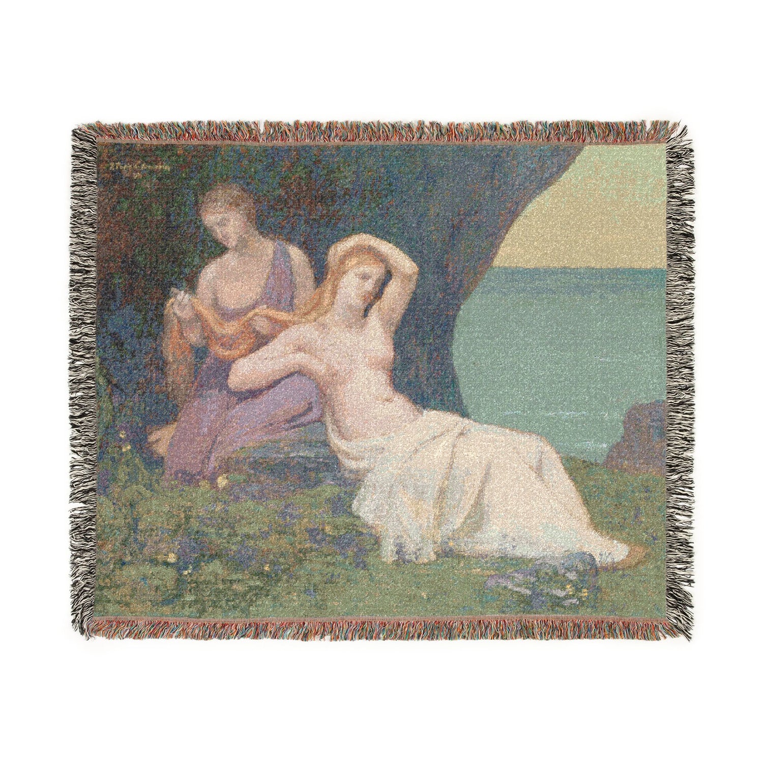In the Heather - Pierre Puvis de Chavannes Tapestry Blanket