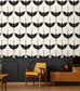Black Heron Silhouette Wallpaper