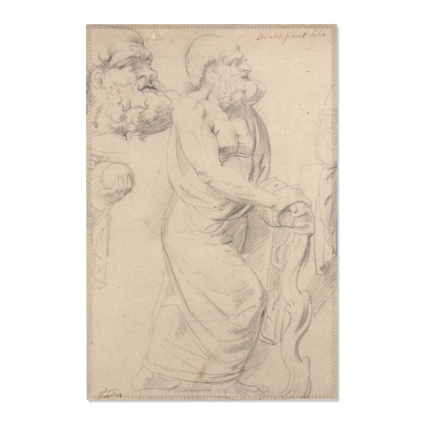 Studies of a Roman Sarcophagus - Peter Paul Rubens Area Rug