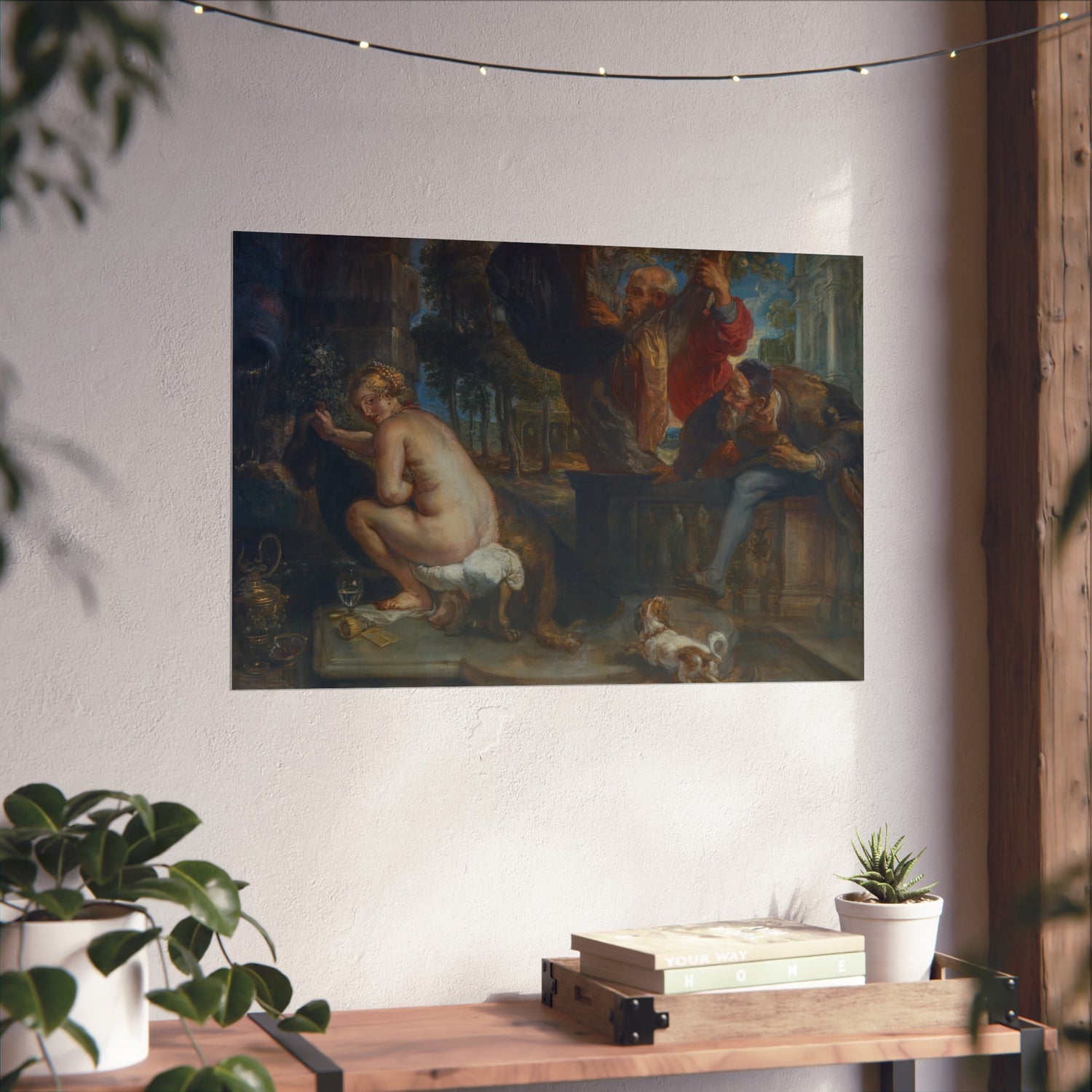 Susanna and the Elders - Peter Paul Rubens Fine Art Poster