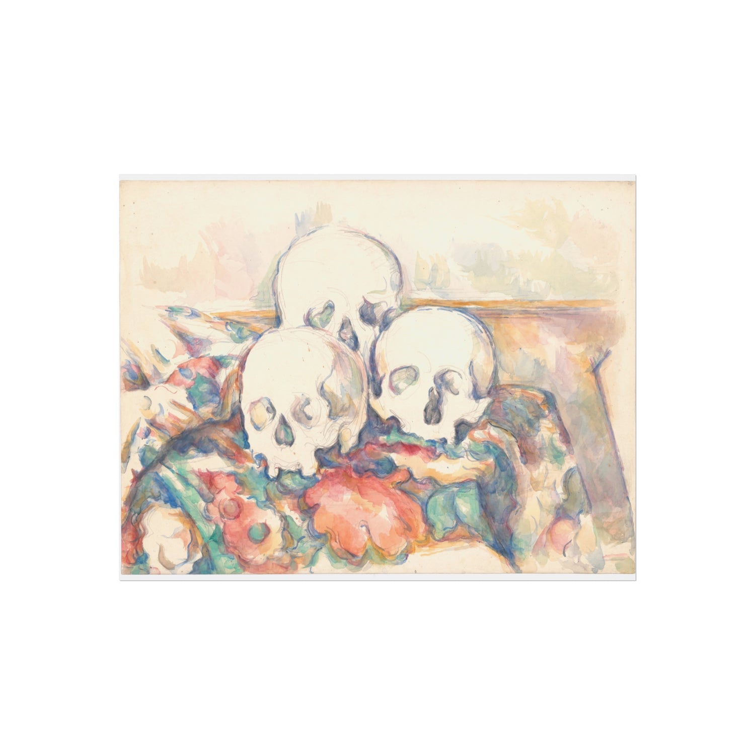 Paul Cezanne - The Three Skulls | Fine Art Poster