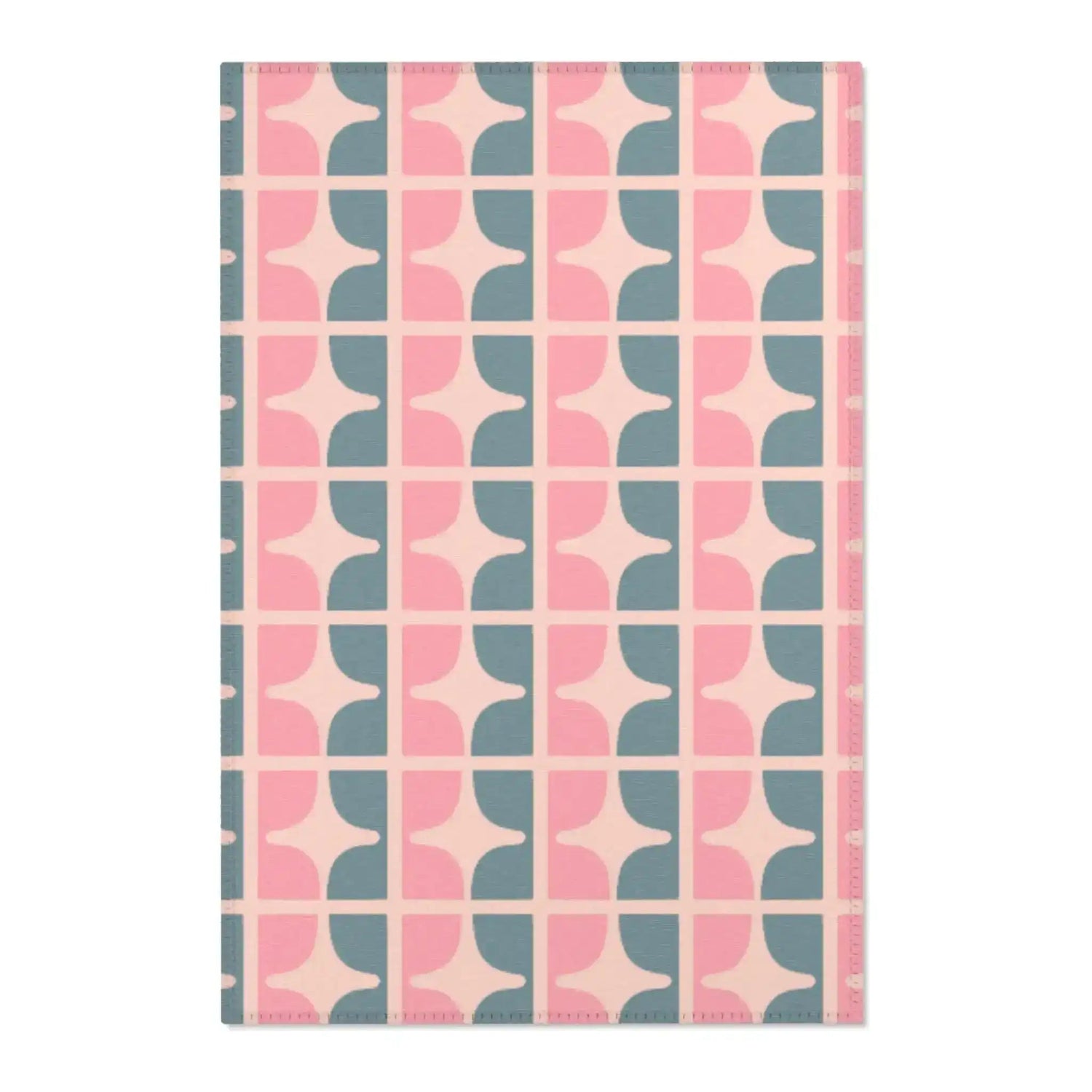 Bubblegum Grid Glow Accent Rug