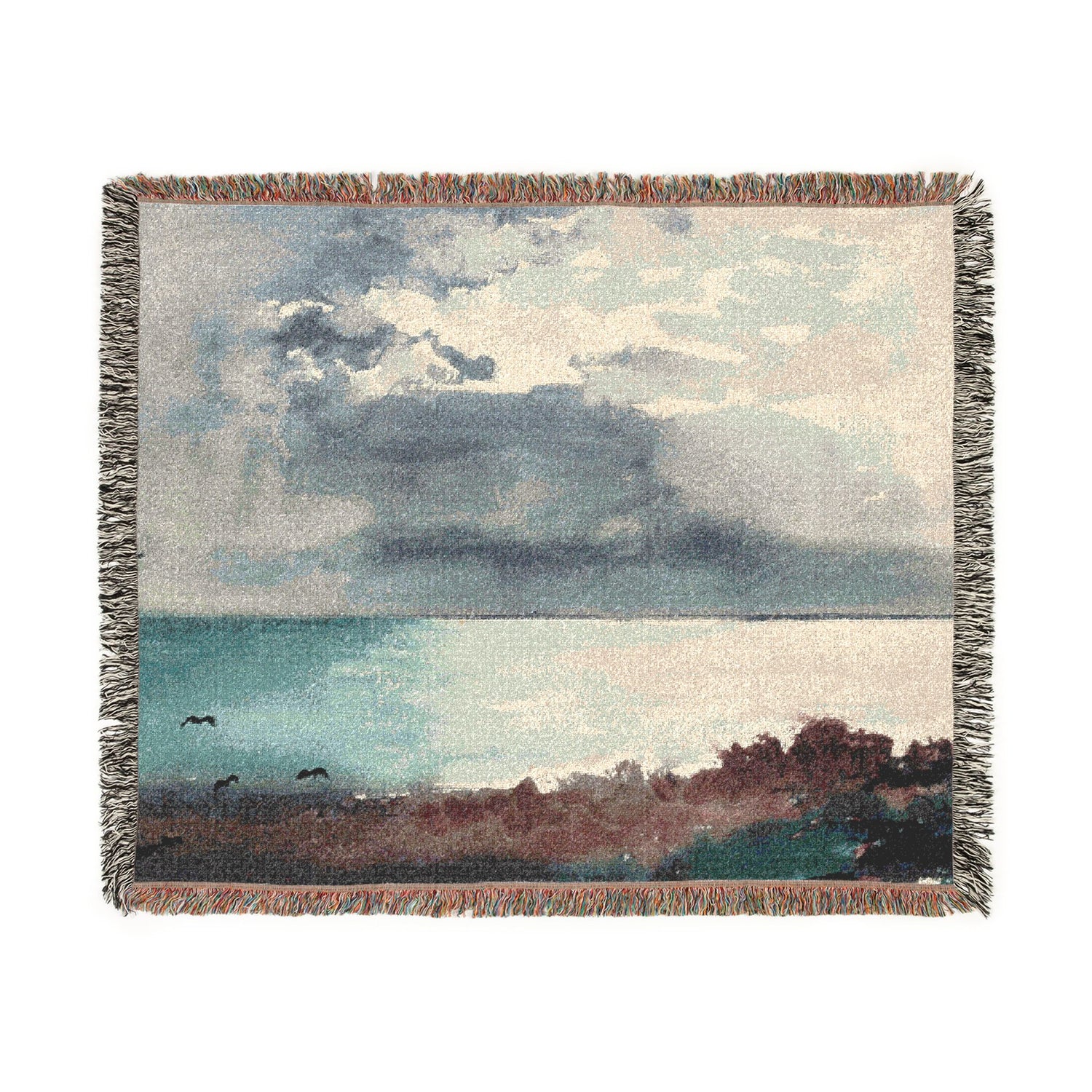 Breaking Storm, Coast of Maine - Winslow Homer Tapestry Blanket