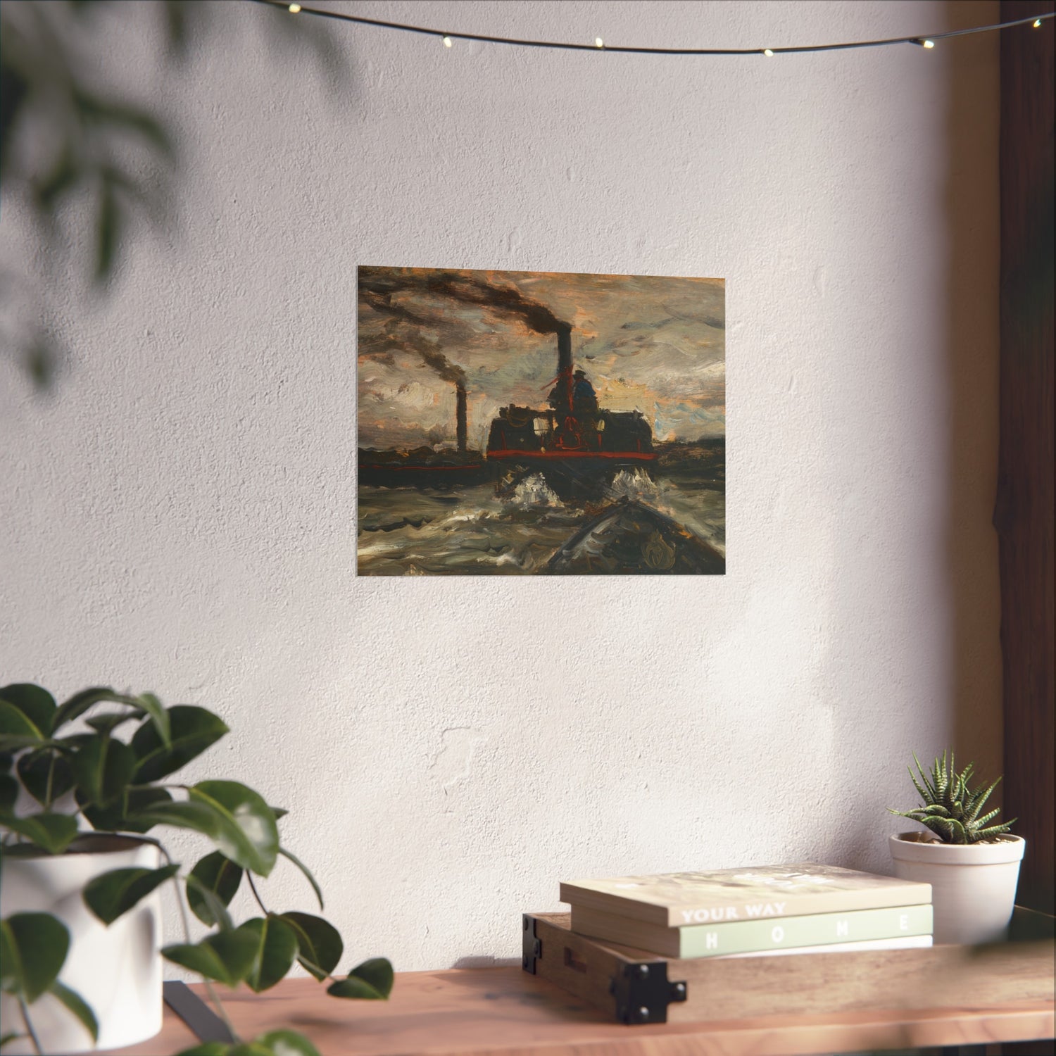 River Boat - Charles François Daubigny Fine Art Poster