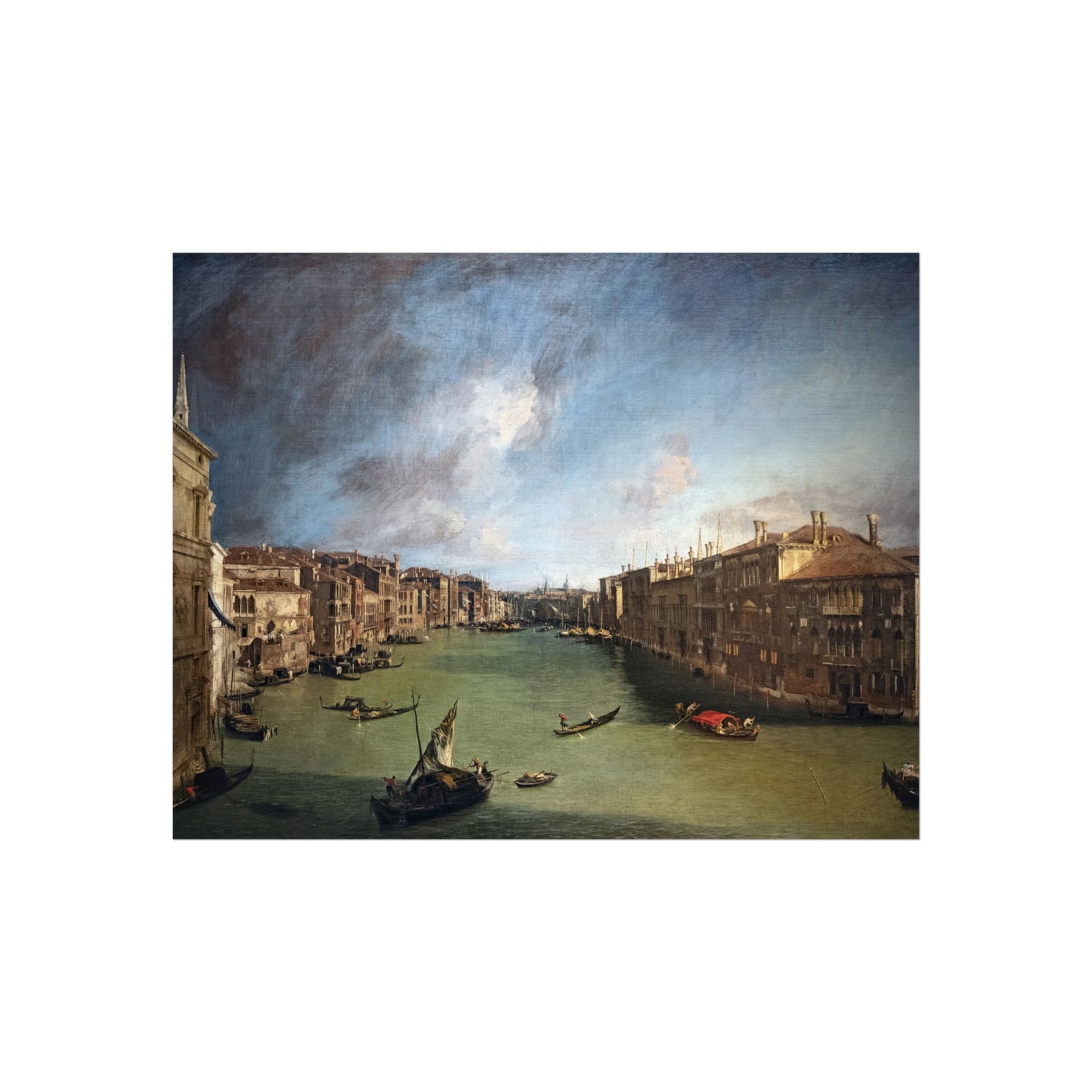 Canal Grande da Palazzo Balbi a Rialto - Canaletto Fine Art Poster