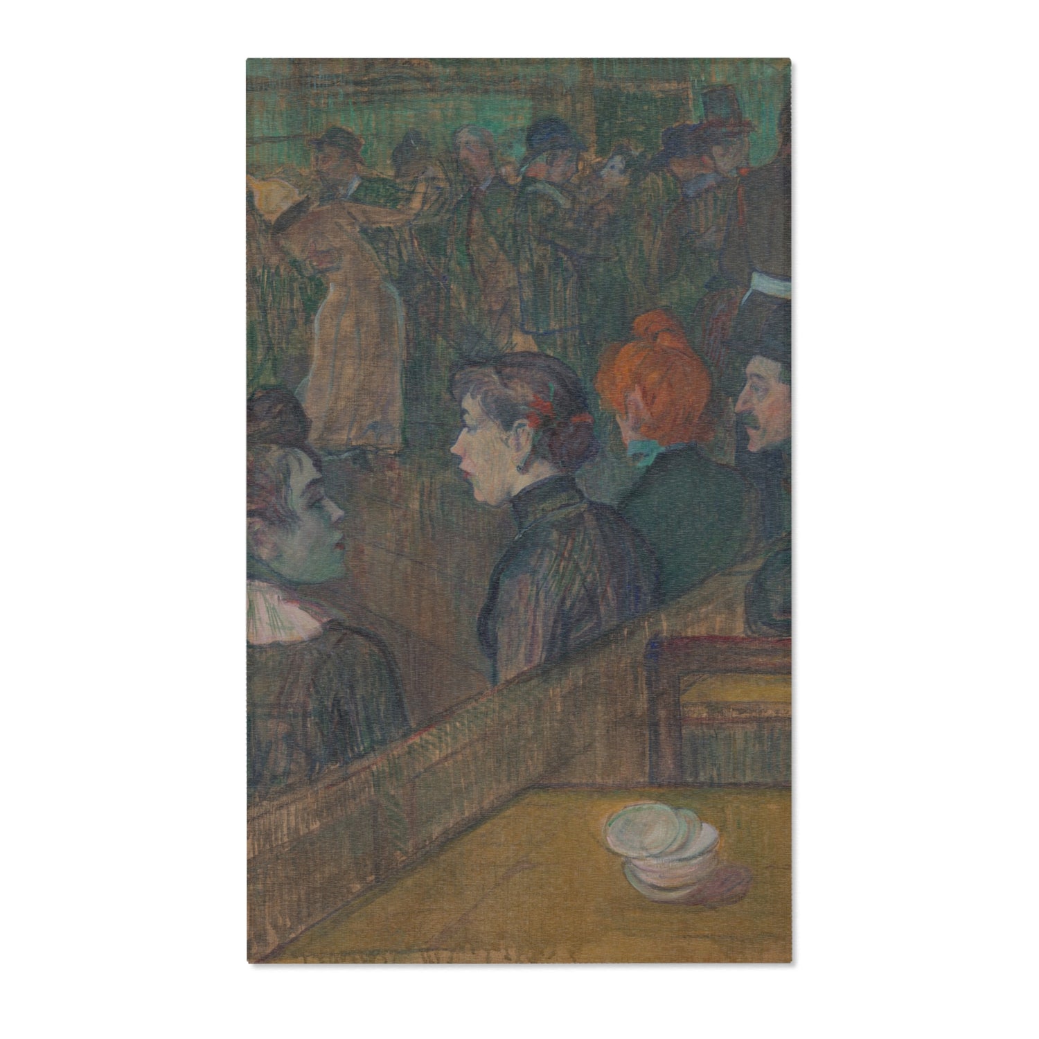 Moulin de la Galette - Henri de Toulouse-Lautrec Area Rug
