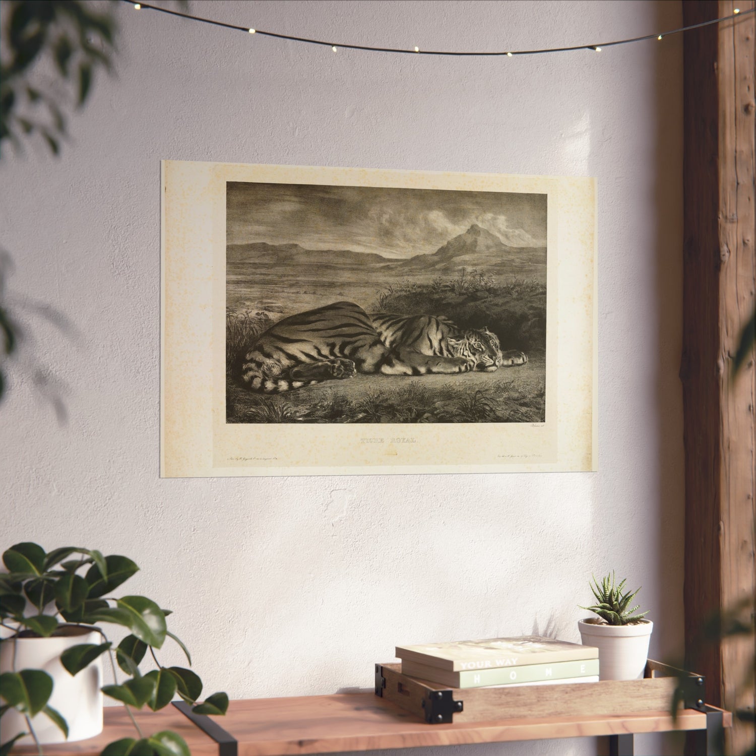 Bengal Tiger - Eugène Delacroix Fine Art Poster