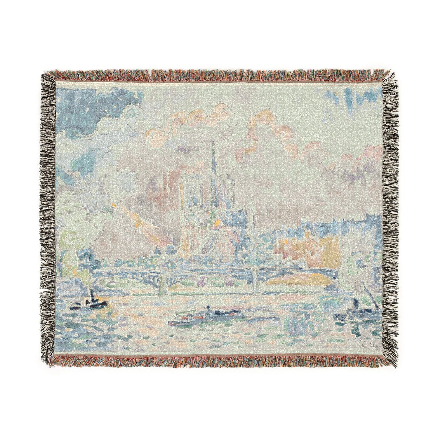Notre Dame - Paul Signac Tapestry Blanket