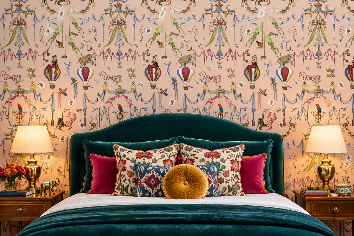 Vintage Circus Kids Wallpaper