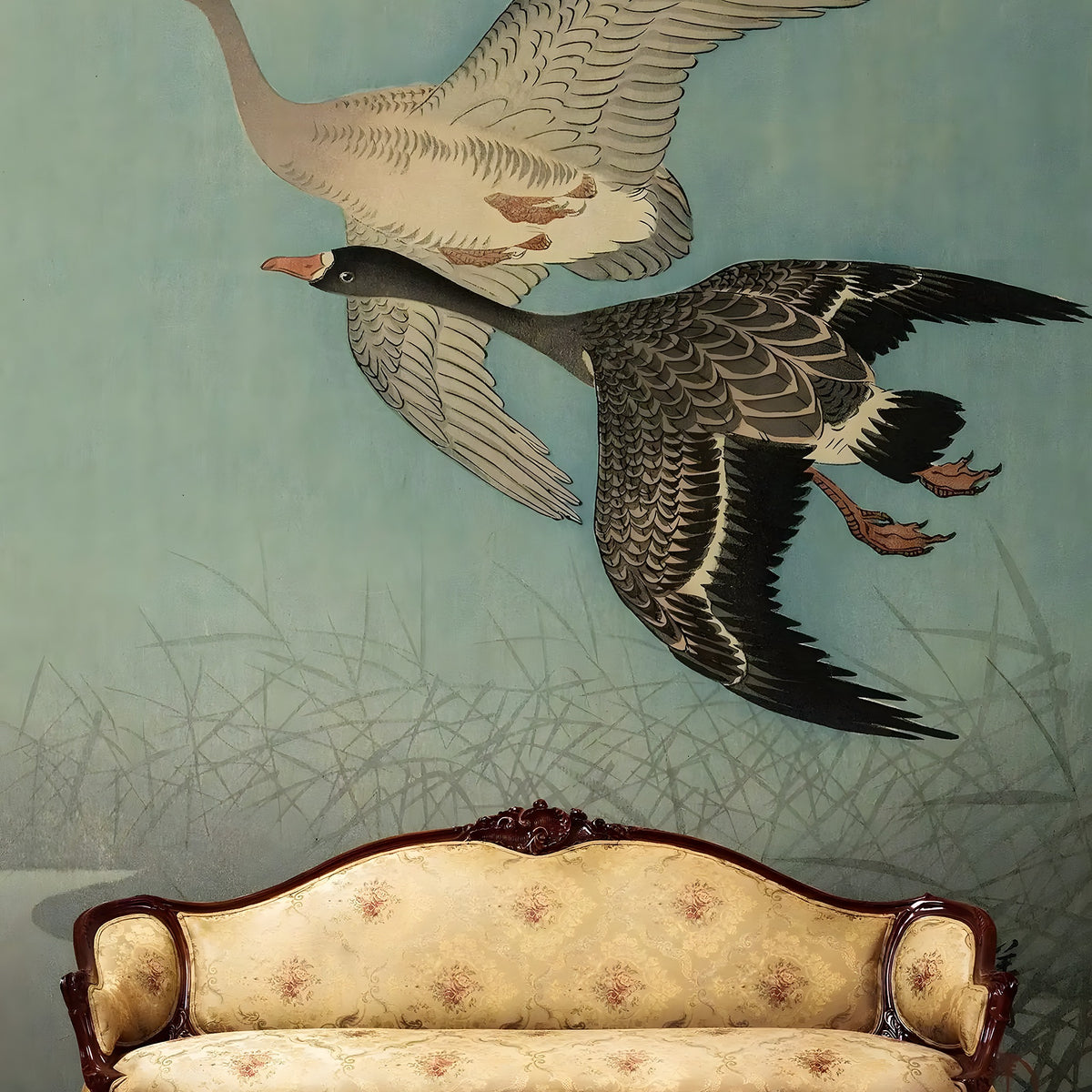 Flying Birds Sky Mural