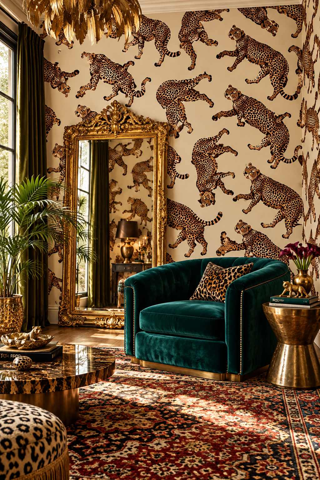 Cheetah Safari Wallpaper