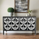Swan Bone Inlay Sideboard – Black