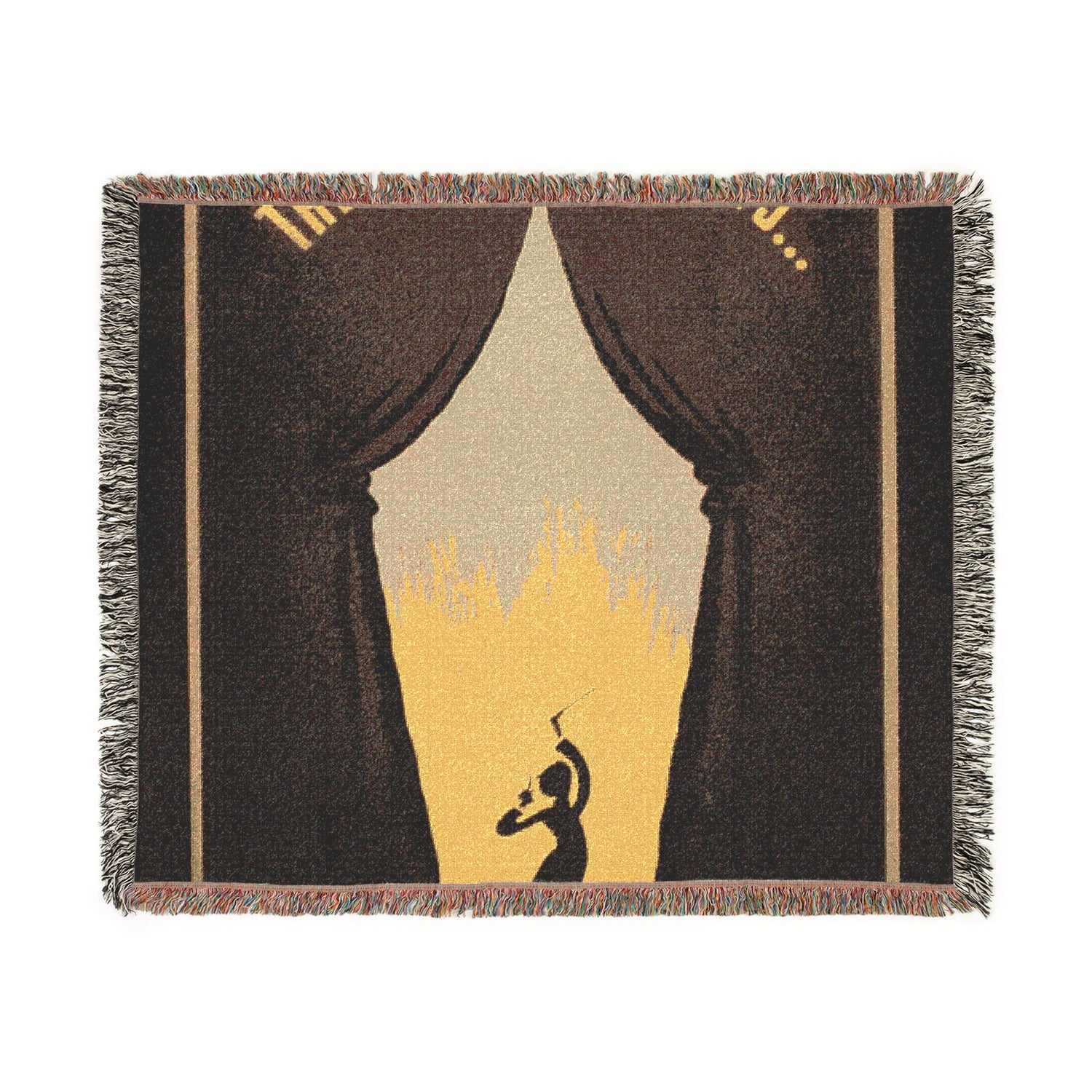 The Curtain Rises Tapestry Blanket