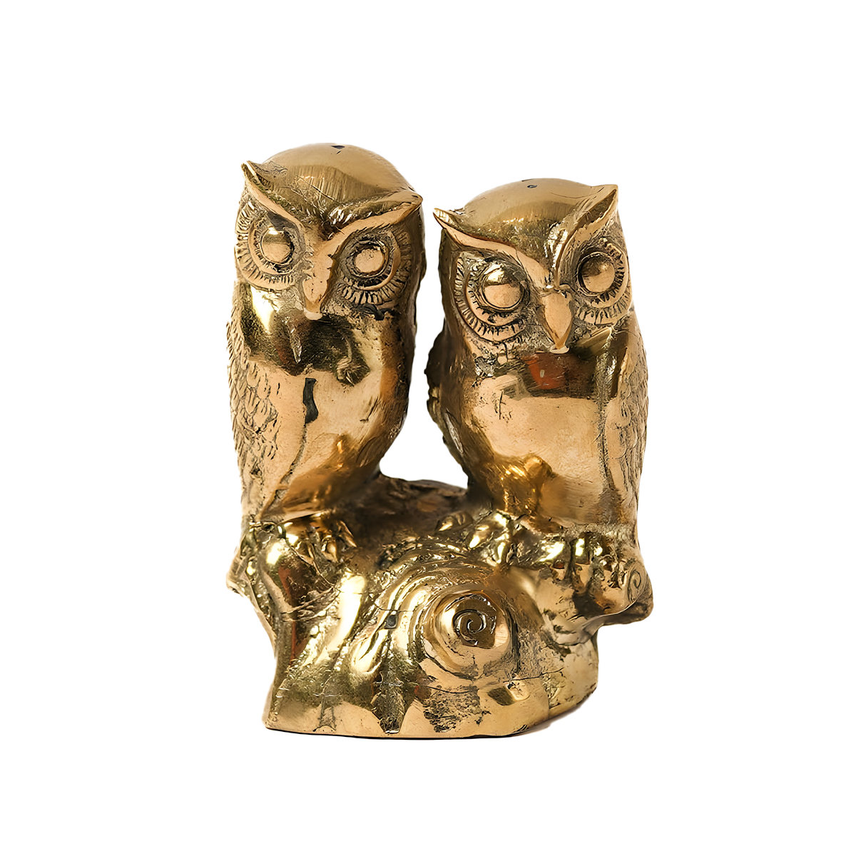 Solid Brass Owl Figurine