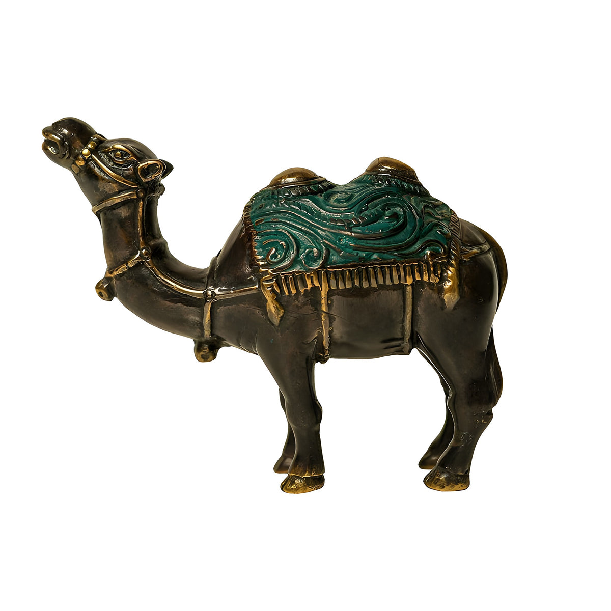 Solid Brass Camel Figurine