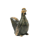 Solid Brass Chicken Figurine