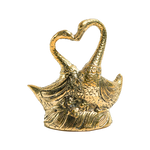 Solid Brass Swan Figurine