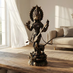 Solid Brass Saraswati Statue