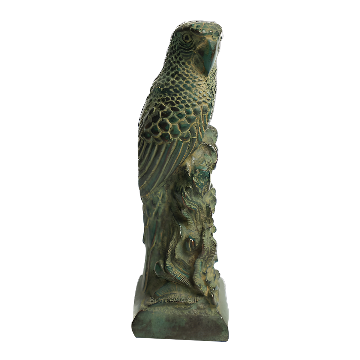 Solid Brass Parrot Figurine