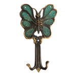 Solid Brass Butterfly Wall Hook