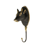 Solid Brass Cow Wall Hook