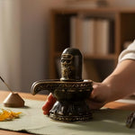 Solid Brass Lingam Yoni