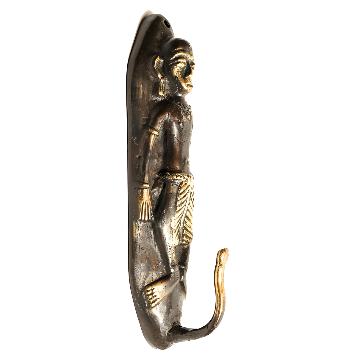 Solid Brass Primitive People Wall Hook
