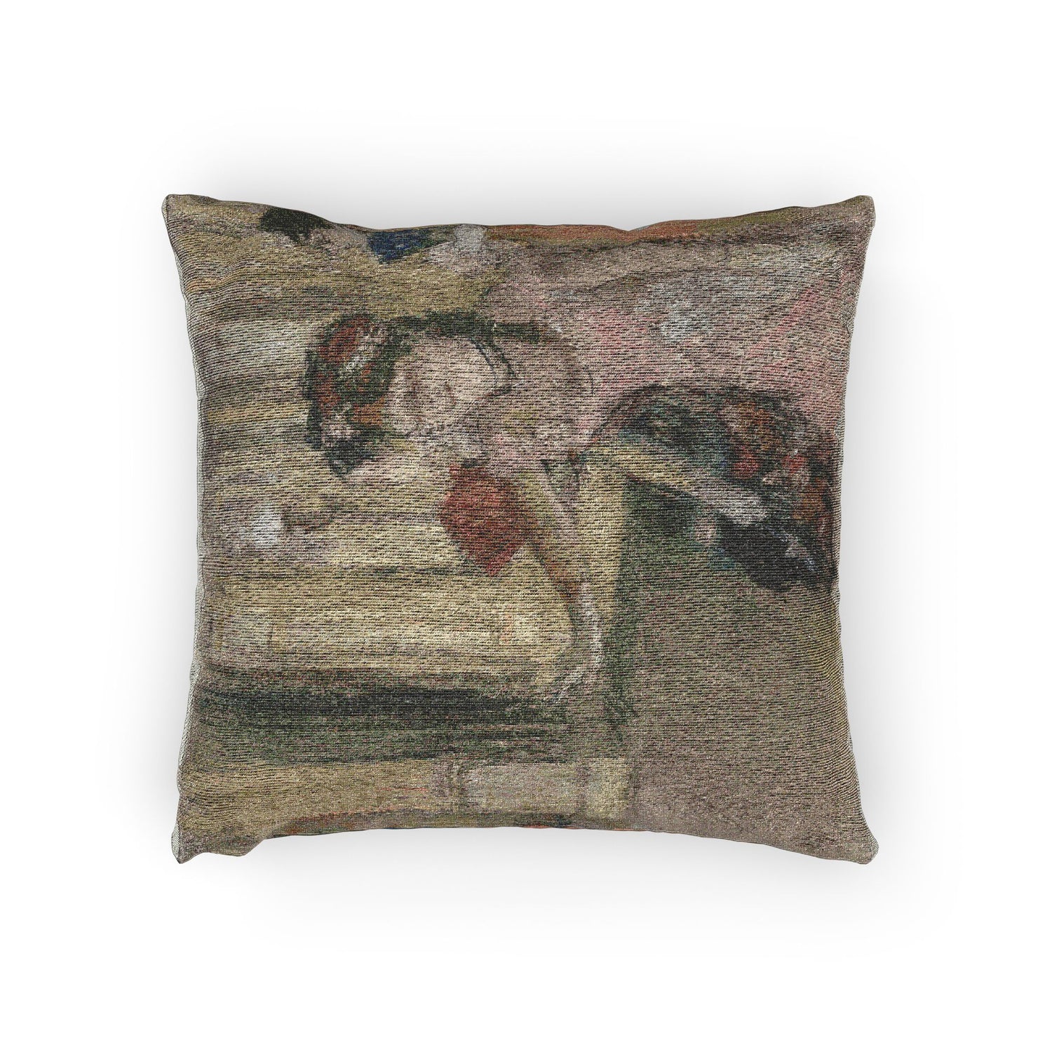 Hilaire Germain Edgar Degas - Singers on the Stage | Woven Pillow