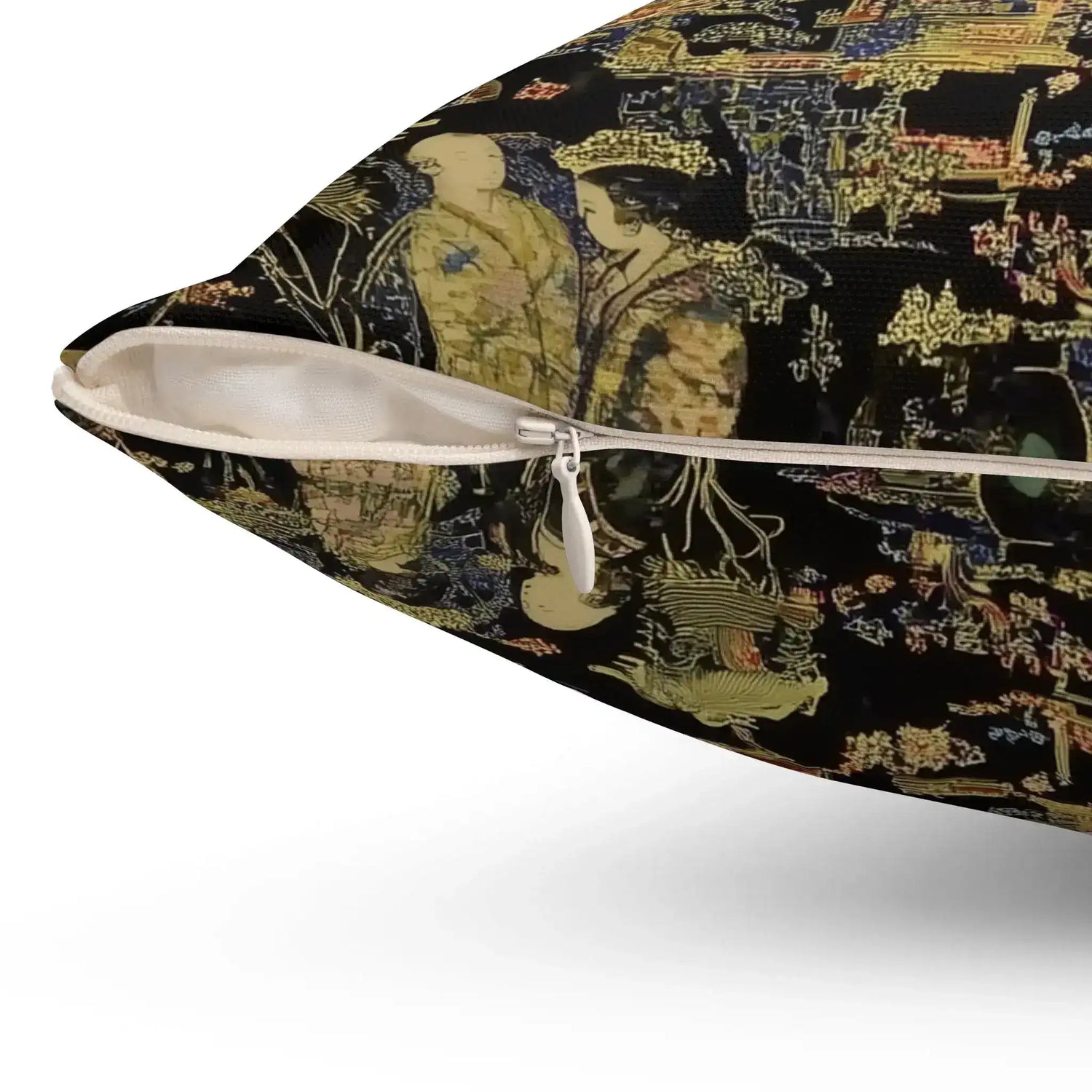 Imperial Garden Tapestry Throw Pillow