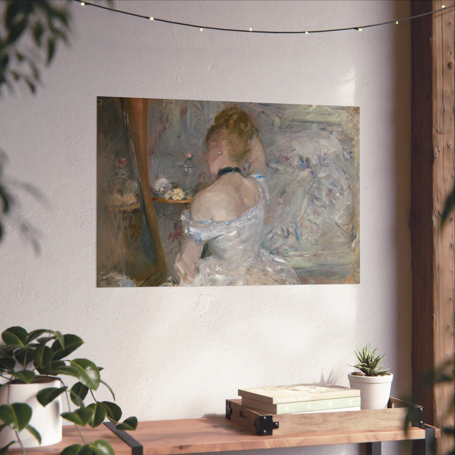 Woman at Her Toilette - Berthe Morisot Fine Art Poster
