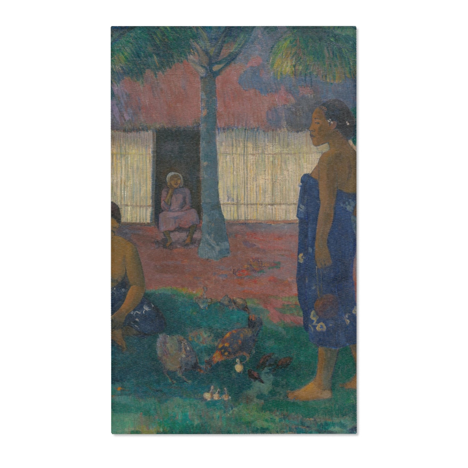 Why Are You Angry - Paul Gauguin Area Rug