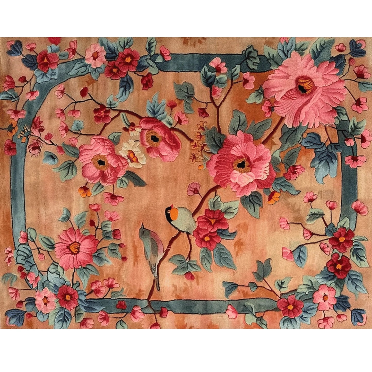 Blooming Symphony Hand Tufted Rug