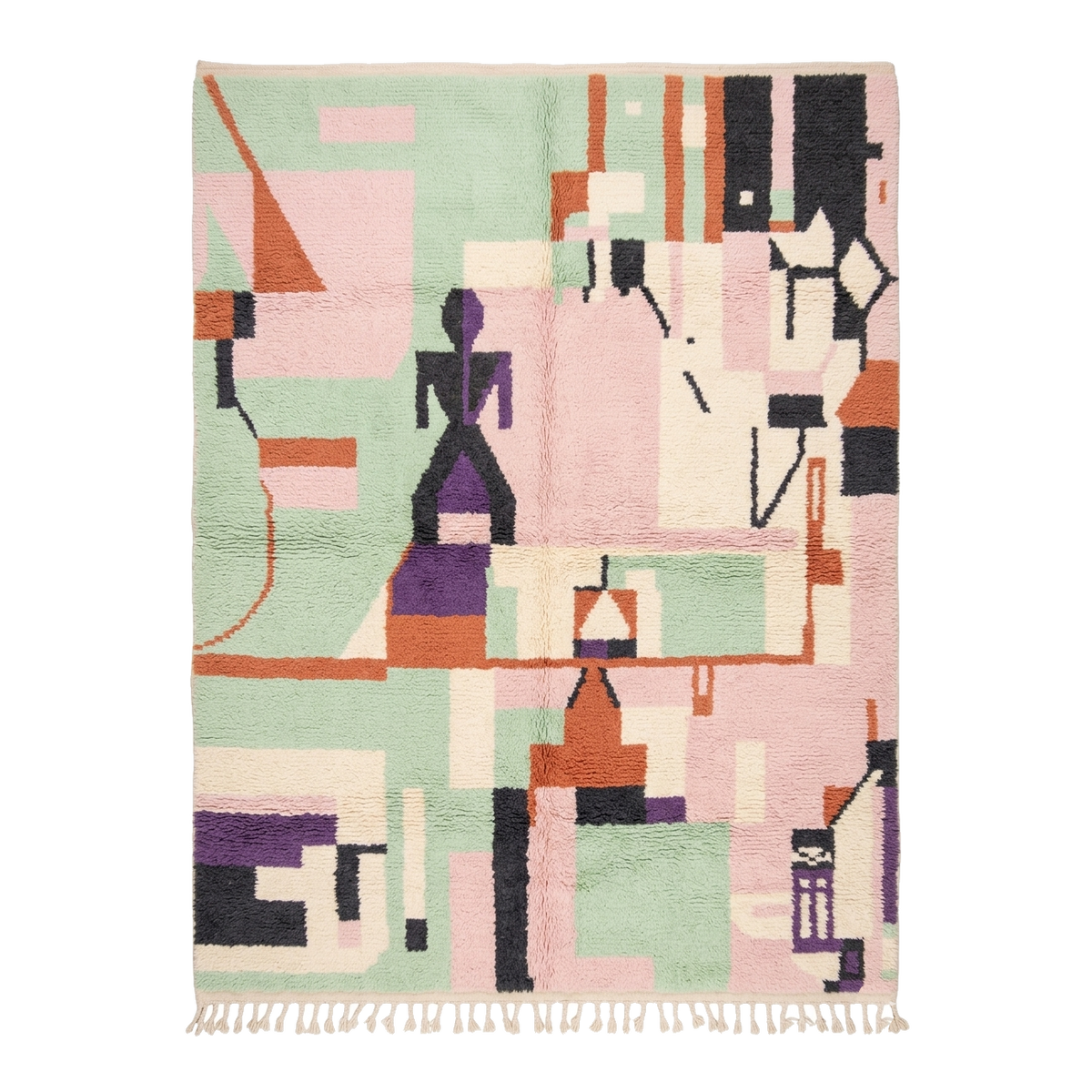 Abstract Architecture Moroccan Shag Rug