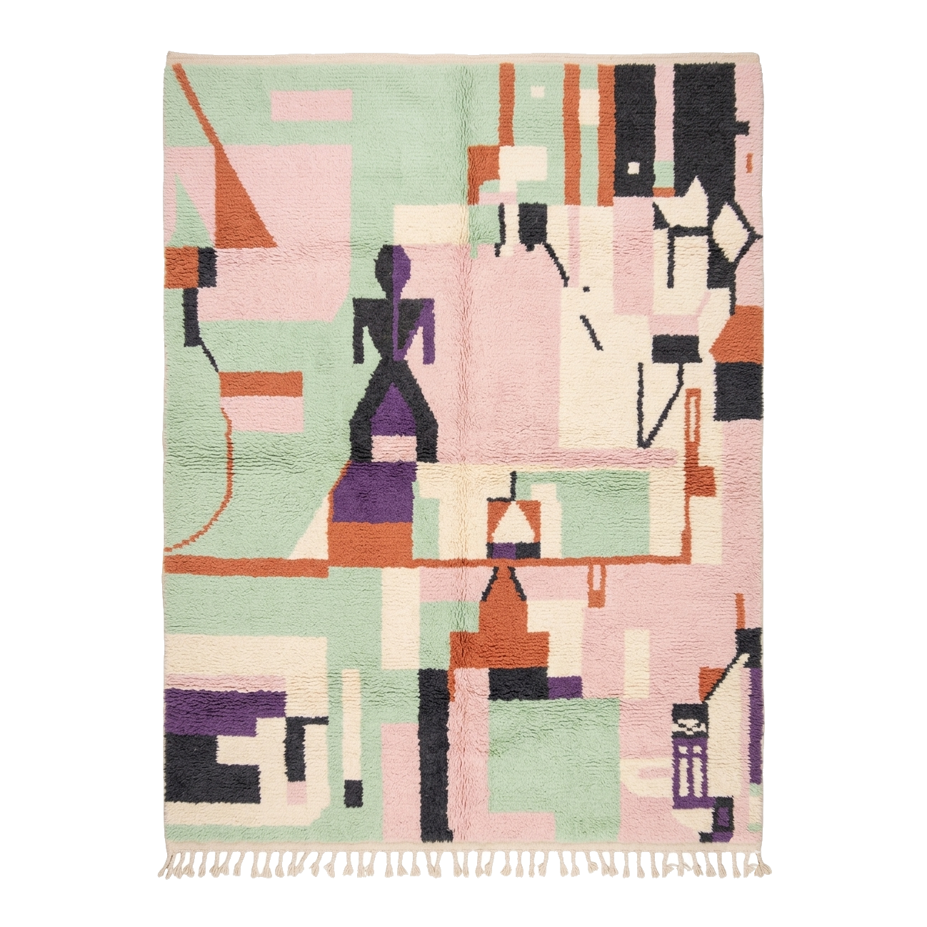 Abstract Architecture Moroccan Shag Rug