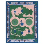 Abstract Botanical Cluster Hand Tufted Rug