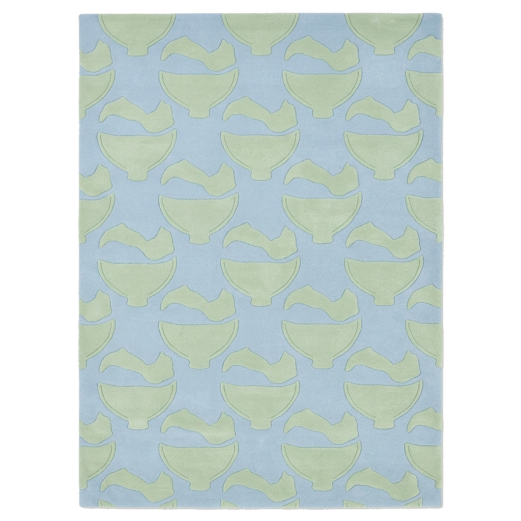 Abstract Bowls Hand Tufted Rug