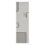 Abstract Minimal Hand Tufted Runner Rug