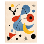 Abstract Miró Inspired Hand Tufted Rug