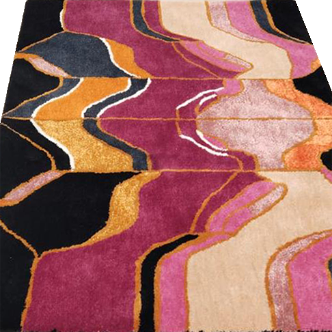 Abstract Grandeur Hand Tufted Rug