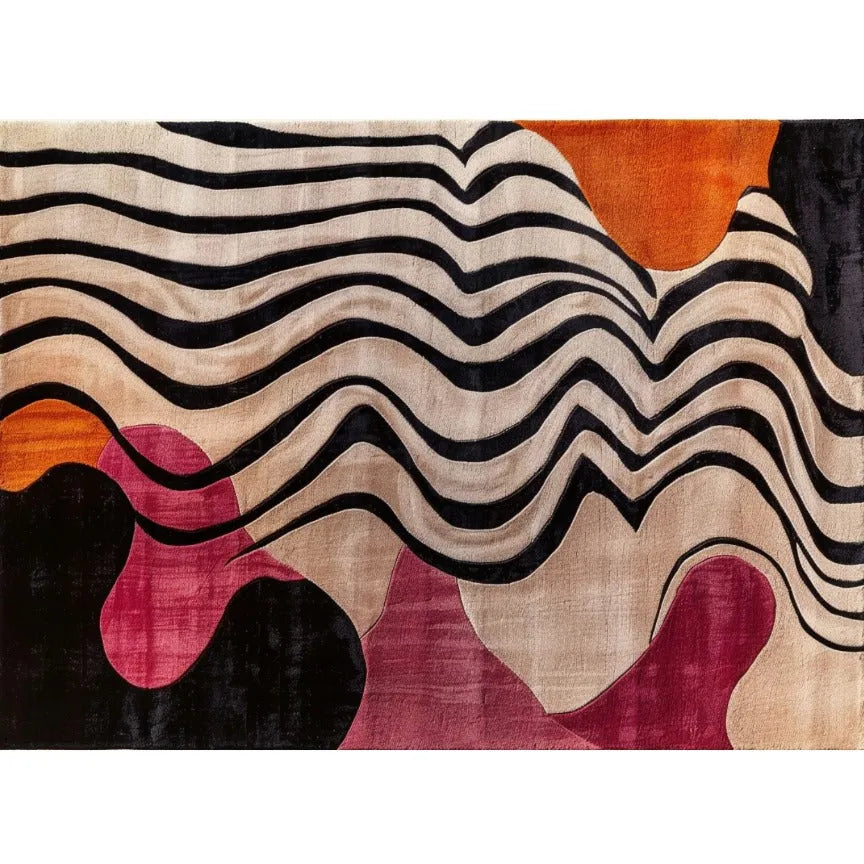 Abstract Odyssey Hand Tufted Viscose Rug