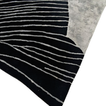 Abstract Rhythmic Line Hand Tufted Rug
