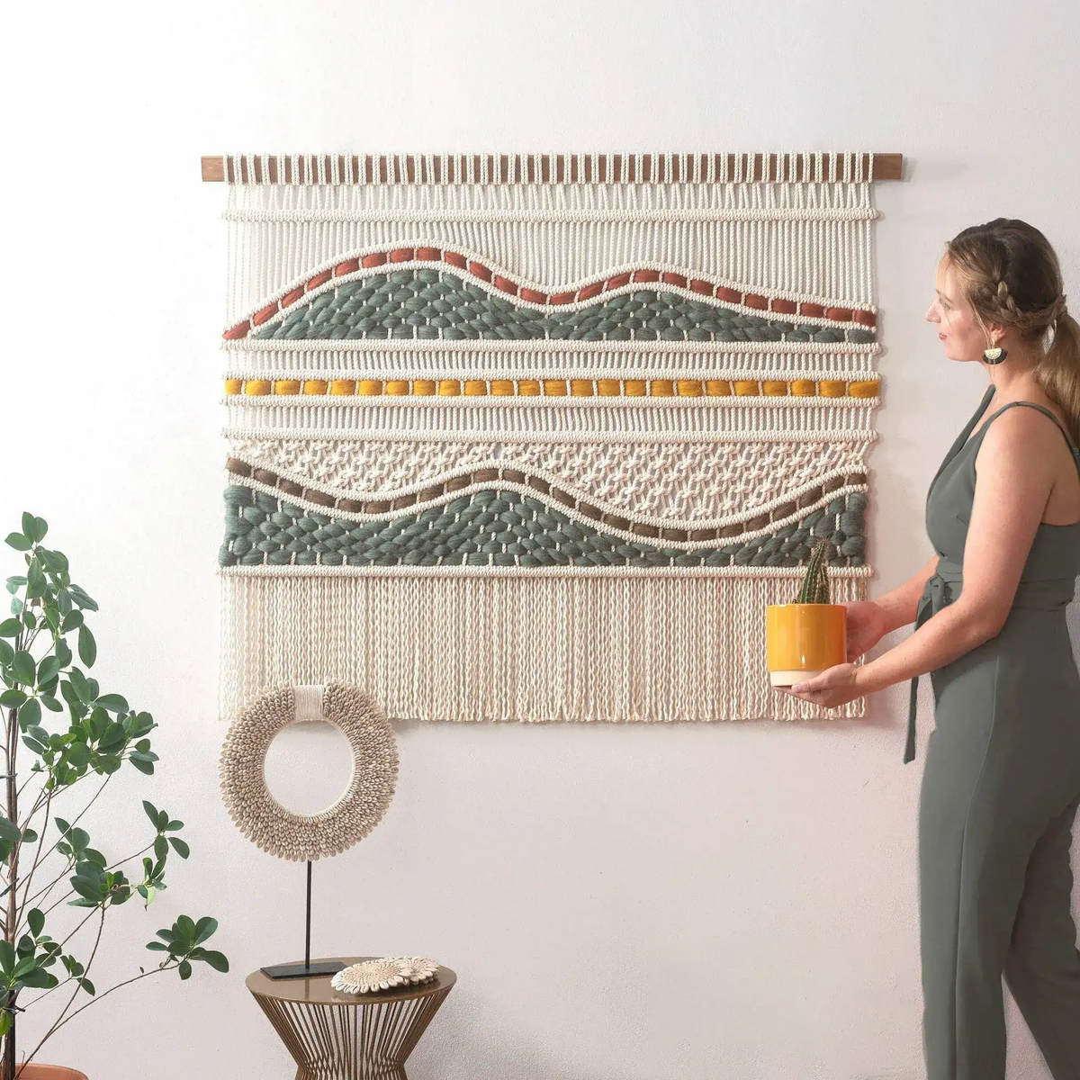 Adriana Macrame wall hanging - Woven Tapestry