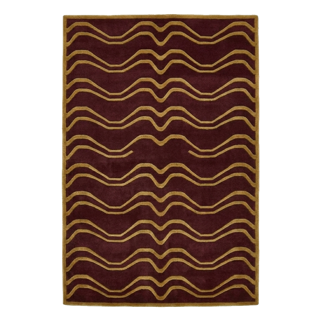 Amber Current Hand Knotted Rug