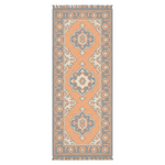Amber Lattice Hand Knotted Runner Rug