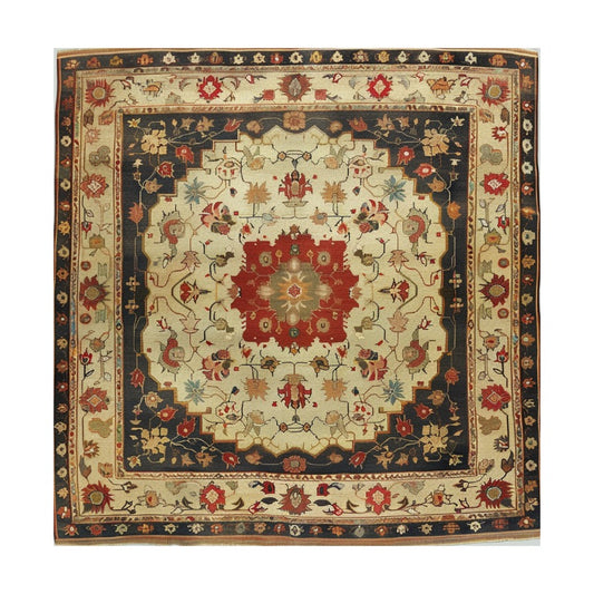 Ancestral Blossom Hand Knotted Area Rug