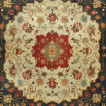 Ancestral Blossom Hand Knotted Area Rug