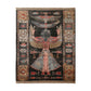 Ancient Egyptian Hieroglyph Hand Knotted Area Rug